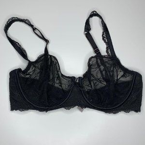Victoria Secret Bra 36D Unlined Demi Underwire